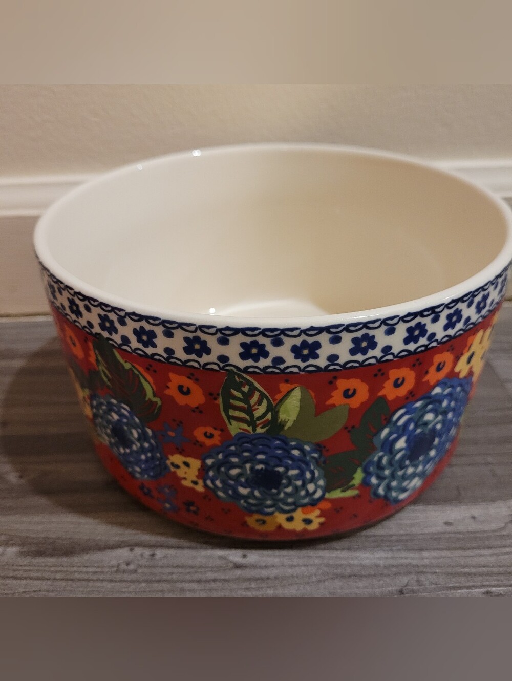 The Pioneer Woman Mixing Bowl Floral Ceramic Cottagecore